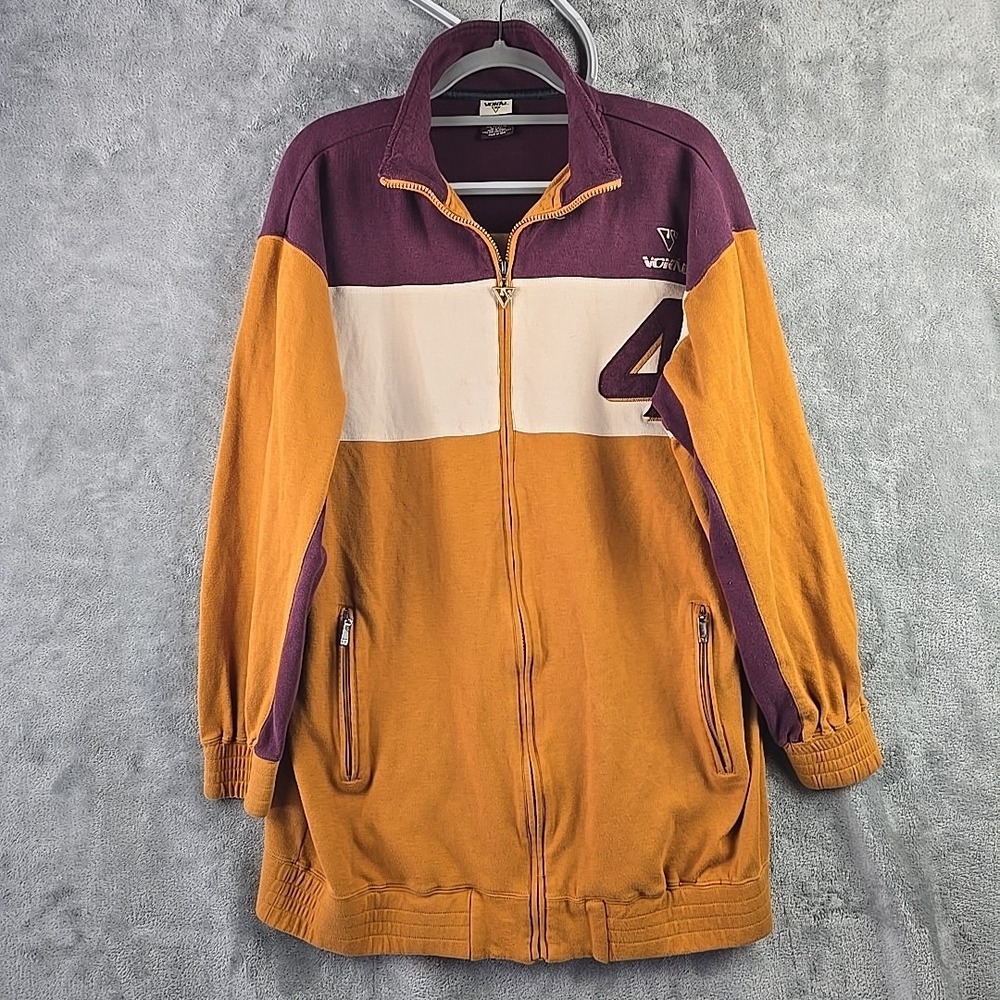 Vintage Y2K VOKAL Nelly Full Zip Track Jacket Mens XL Brown Hip Hop Street